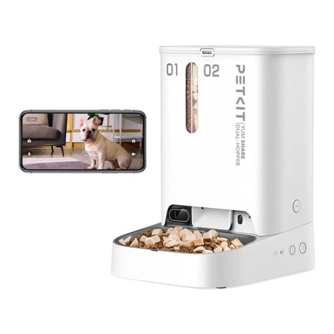 Automatyczny podajnik Petkit YumShare Dual-Hopper z kamerą