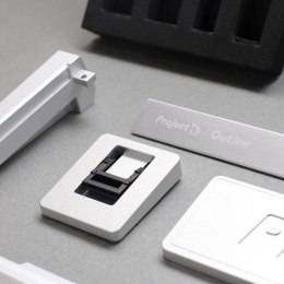 Ducky Outlaw 65 klawiatura Uniwersalne USB US English Srebrny