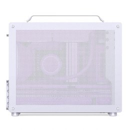 Obudowa Jonsplus Z20 GEJP-023 Mesh PC, Mini Tower, Micro-ATX, z uchwytem do przenoszenia - biała