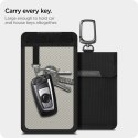 Antykradzieżowe etui na kluczyki blokujące sygnał Keyless RFID - czarne