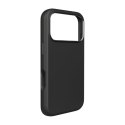 Etui silikonowe na iPhone 17 Pro z ochrona aparatu aluminiowymi przyciskami MagSafe - czarne