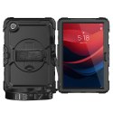 Etui z podstawką uchwytem smyczą na Lenovo Tab M11'' 11.0 TB-330 Solid360 - czarne