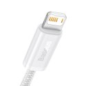 Kabel przewód USB-A - iPhone Lightning Dynamic Series 2.4A 1m - biały