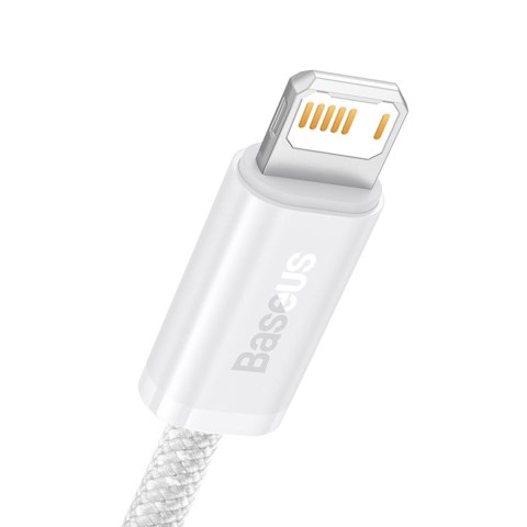 Kabel przewód USB-A - iPhone Lightning Dynamic Series 2.4A 1m - biały