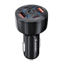 Ładowarka samochodowa 2xUSB-C 2xUSB-A 60W - czarna