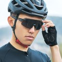 Rękawiczki rowerowe bez palców rozmiar XL - szare