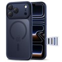 Etui pokrowiec na iPhone 17 Pro Max Magpeak Magsafe CC - granatowy mat