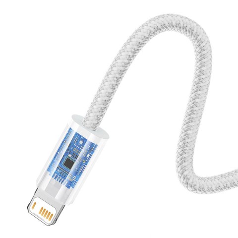 Kabel przewód USB-A - iPhone Lightning Dynamic Series 2.4A 2m - biały