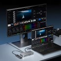 Kabel przewód USB-C USB4 Thunderbolt5 80Gbps 240W 2m - czarny