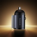 Ładowarka samochodowa 2xUSB-C 30W - czarna
