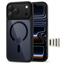 Etui case na iPhone 17 Pro Magpeak Magsafe CC - przezroczysto-czarne
