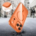 Etui case plecki na iPhone 17 Pro Max MagMat MagSafe - przezroczysto-pomarańczowe