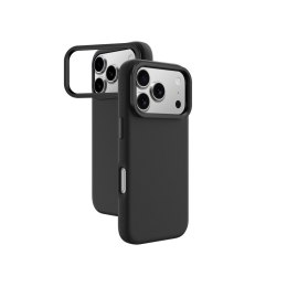 Etui pokrowiec na iPhone 17 Pro z podstawką Glamour - czarne