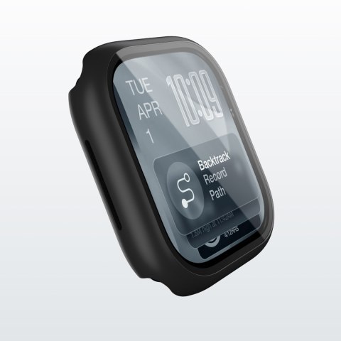 Szkło ochronne z etui na Apple Watch Series 11 42 mm Radix - czarne