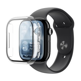 Szkło ochronne z etui na Apple Watch Series 11 46 mm Radix - przezroczyste