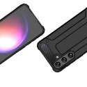 Etui pancerny hybrydowy pokrowiec na Samsung Galaxy S24 FE Hybrid Armor - czarny