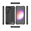 Etui pancerny hybrydowy pokrowiec na Samsung Galaxy S24 FE Hybrid Armor - czarny