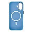 Etui pokrowiec na iPhone 16e Fashion Case z MagSafe - niebieski
