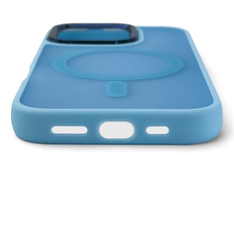 Etui pokrowiec na iPhone 16e Fashion Case z MagSafe - niebieski
