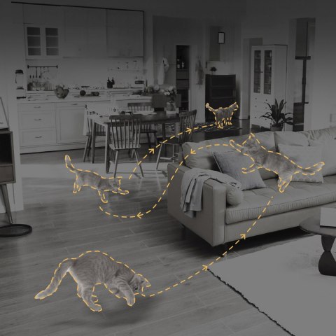 Kamera wewnętrzna do monitoringu 2K IR Wi-Fi Bluetooth - biała