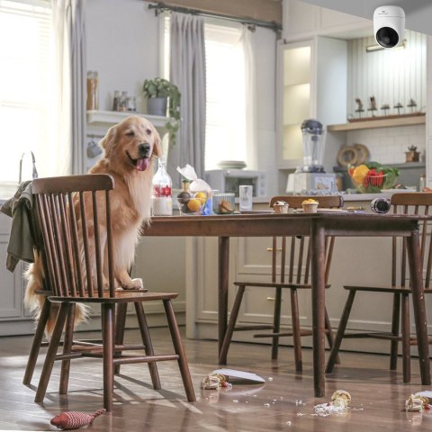 Kamera wewnętrzna do monitoringu 2K IR Wi-Fi Bluetooth - biała