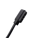 Ładowarka magnetyczna 2-pin 2.8 mm do smartwatchy 60 cm - czarna