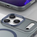 Etui case na iPhone 17 Pro Max Magnetic Abrasive MagSafe - matowe niebieskie
