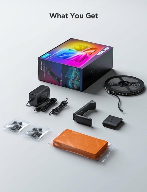 Govee H6099 TV Backlight 3 Lite | Podświetlenie LED | dla TV 55-65 cali, RGBICW, Wi-Fi+Bluetooth