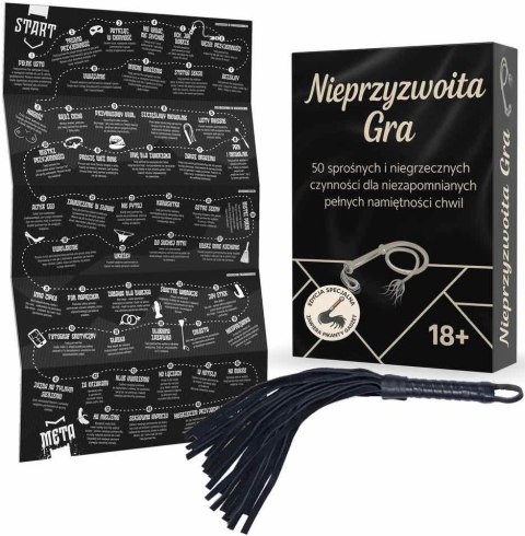 Gra Planszowa Dla Dorosłych - NIEPRZYZWOITA GRA - 50 SPROŚNYCH ZADAŃ