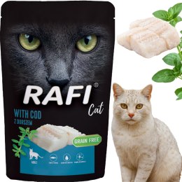 RAFI Karma Mokra Pasztet Dla Kota z Dorszem 100g - 1 szt.
