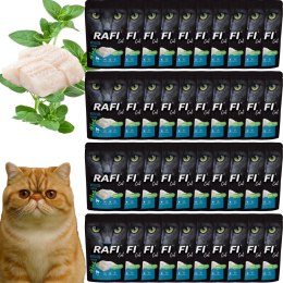 RAFI Karma Mokra Pasztet Dla Kota z Dorszem 100g x 40 szt.