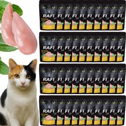 RAFI Karma Mokra Pasztet Dla Kota z Kurczakiem 100g x 40 szt.