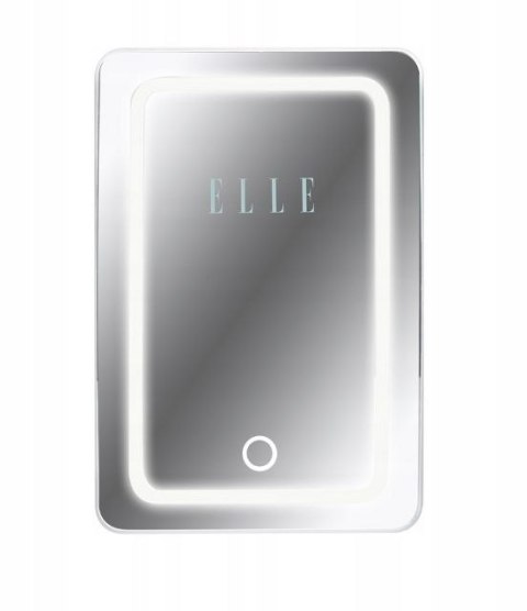 Mini lodówka z lusterkiem do makijażu LED ELLE 4L biała