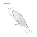 Ruszt do pieczenia ryb 41cm Master Grill MG147