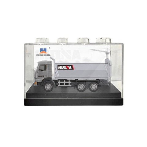 Wywrotka Metalowa Model Kolekcjonerski Huina Srebrna 1:80