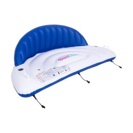 Duży materac basenowy z oparciem SUNCLUB