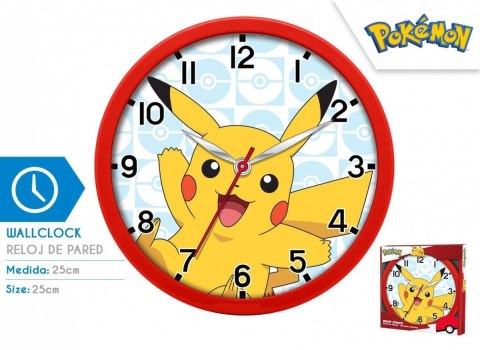 Zegar ścienny pokemon pikachu 25cm