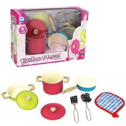 Zestaw garnków metalowych