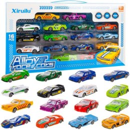 Autka kolorowe/resoraki 1:64- 16szt. 26319