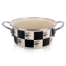 Garnek Emaliowany 1,5 L ORION SZACHOWNICA 18 cm Indukcja Zmywarka
