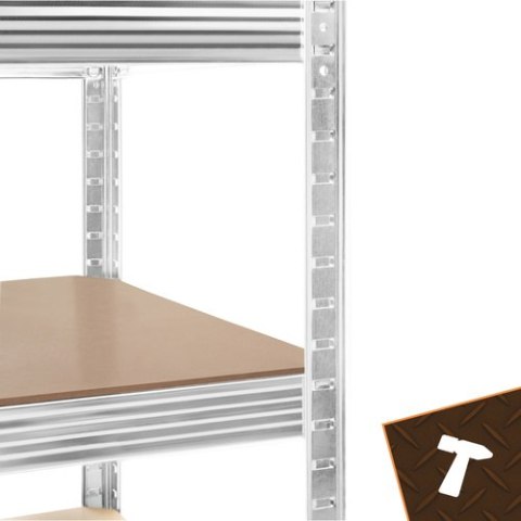 Regał magazynowy - 180x100x60 Bigstren