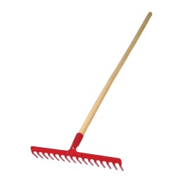 Grabie ogrodowe 12-zębne nitowane z trzonkiem 110cm