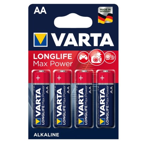 4x bateria R-06 R06 AA 1,5V alkaliczne R-06 Longlife Max Power Varta