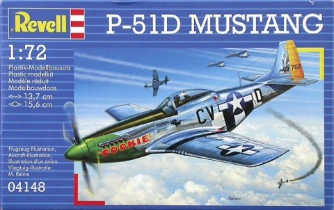 Model plastikowy p-51d mustang