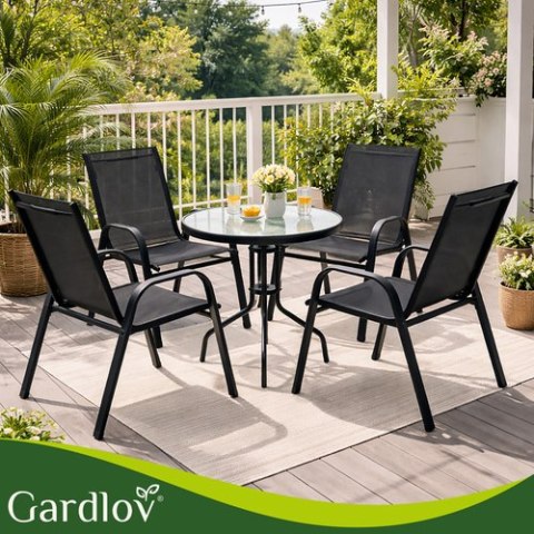 Zestaw krzeseł ogrodowych- 4szt. Gardlov