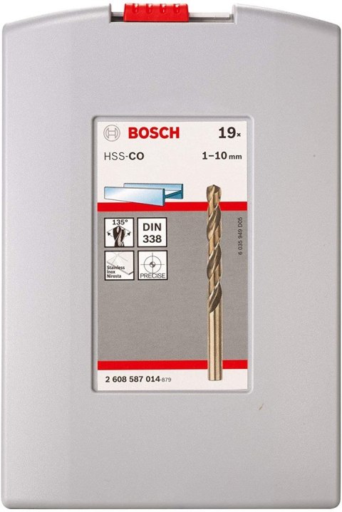 Bosch ?zestaw wierteł do metalu 19 szt.