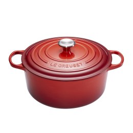 Brytfanna Le Creuset Signature Roaster okrągła 26cm wiśniowa