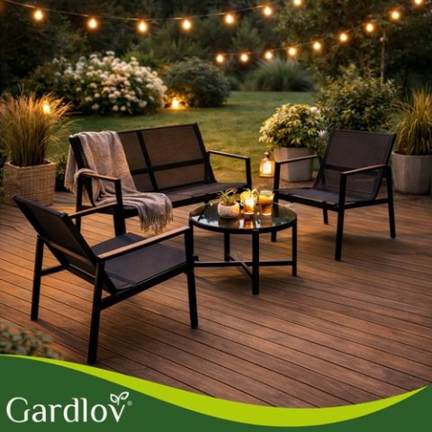 Zestaw mebli balkonowych - 4el. Gardlov