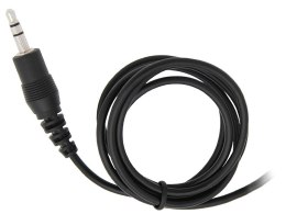 91-322# Wtyk jack 3,5 st prosty z przewodem 0,4m