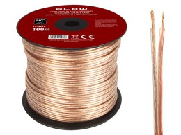 73-327# Przewód głośnikowy 2x4,00mm przezroczysty